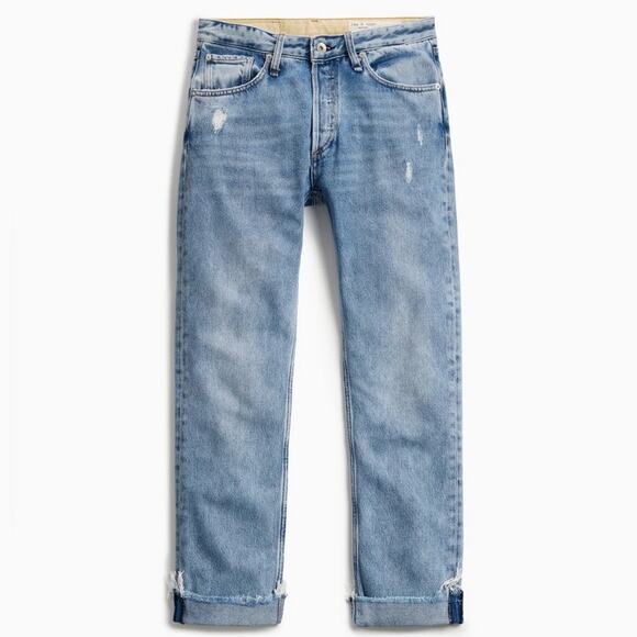 rag & bone Rosa Mid-Rise Boyfriend in Old Ridge - Picture 12 of 12